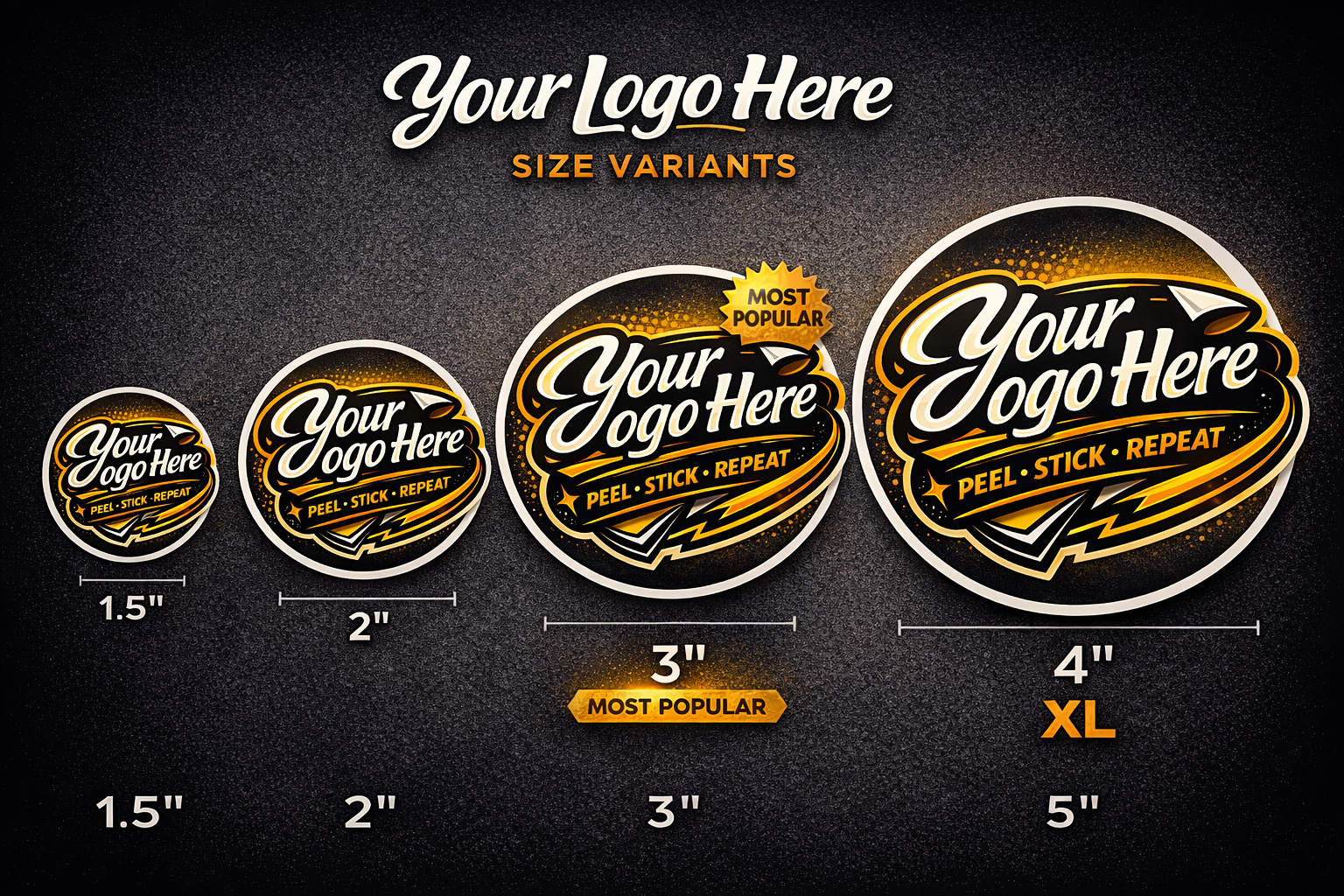 Custom Circle Decals